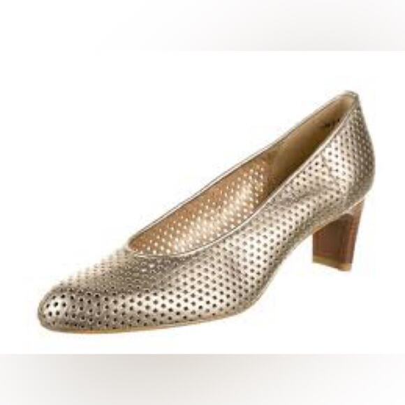 Stuart Weitzman Metallic Women's Shoes Gold 10 M - Picture 1 of 8